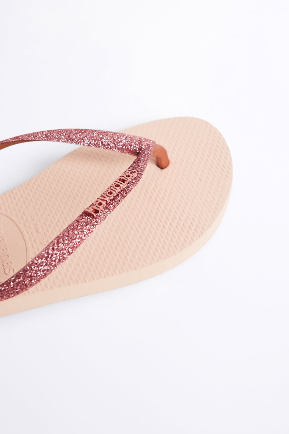 Havaianas glitter flip flops