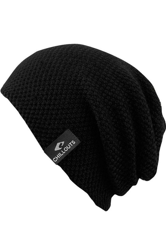 chillouts Beanie Osaka Hat mit tollem Strickmuster und leichter Oversize-Form