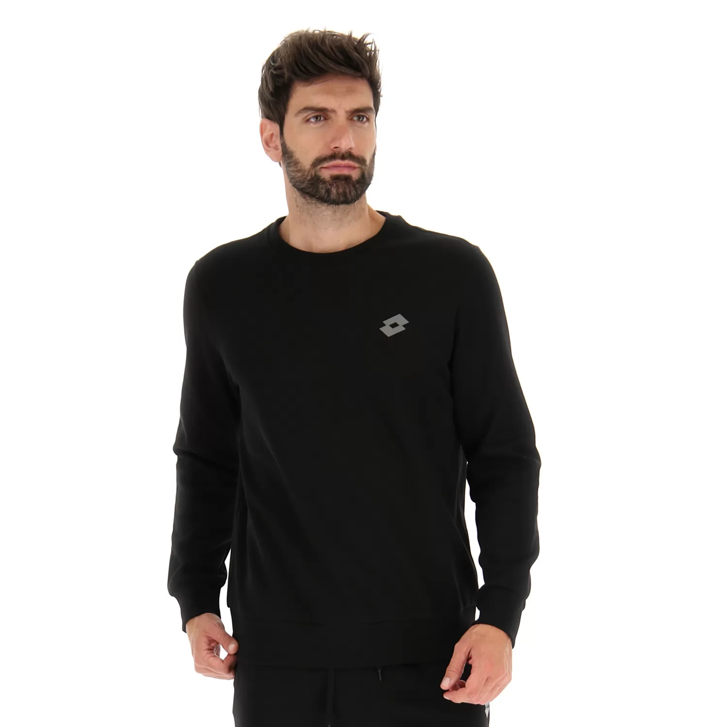 Mikina MSC SWEAT RN CELÁ ČERNÁ