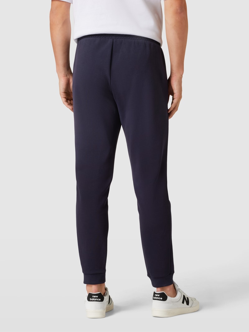 Sweatpants mit Label-Print Modell 'HADIKO' in marineblau