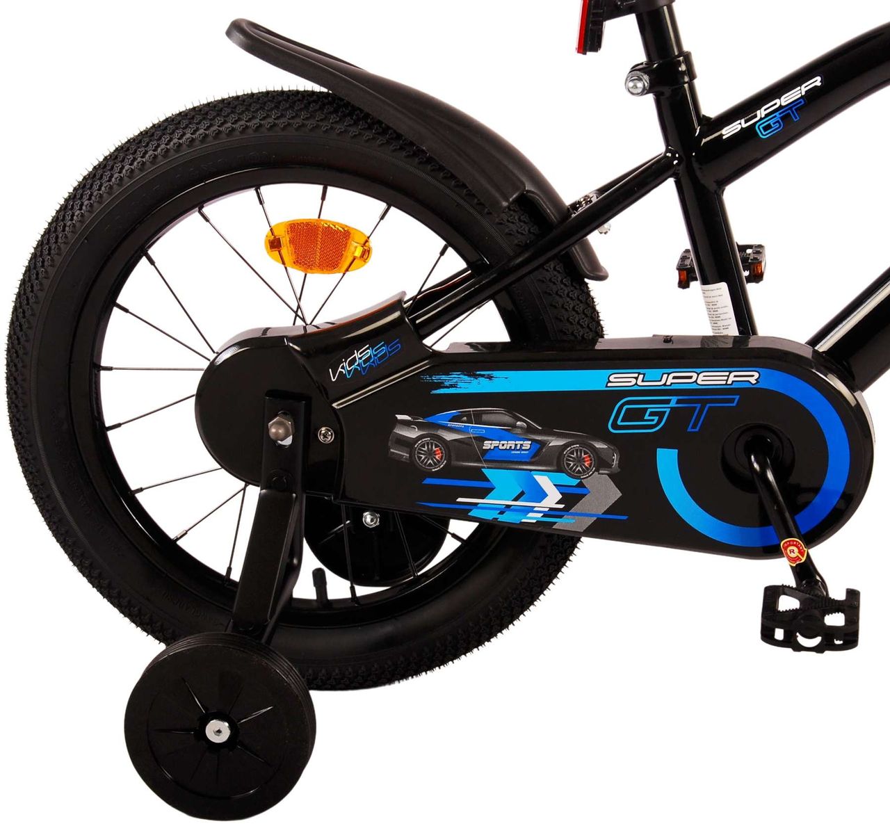 Volare Super GT Kinderfahrrad - Jungen - 16 Zoll - Blau