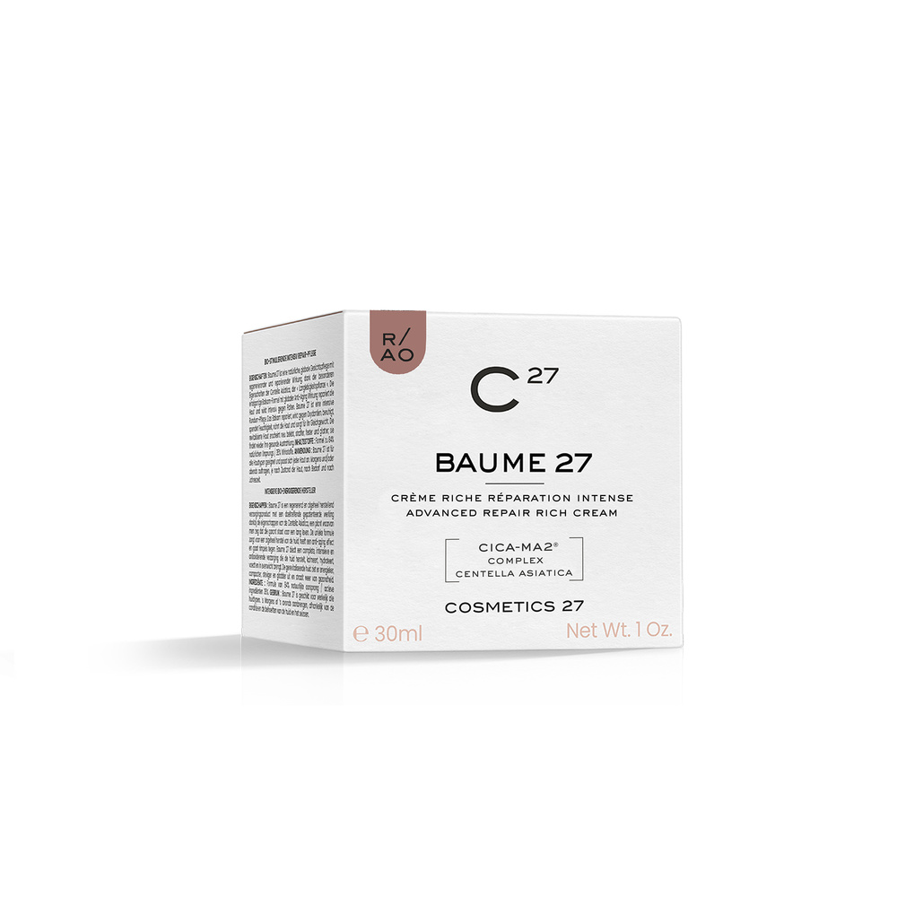 cosmetics 27 Baume 27 – Crème Riche Réparation Intense – Advanced Formula Crème visage