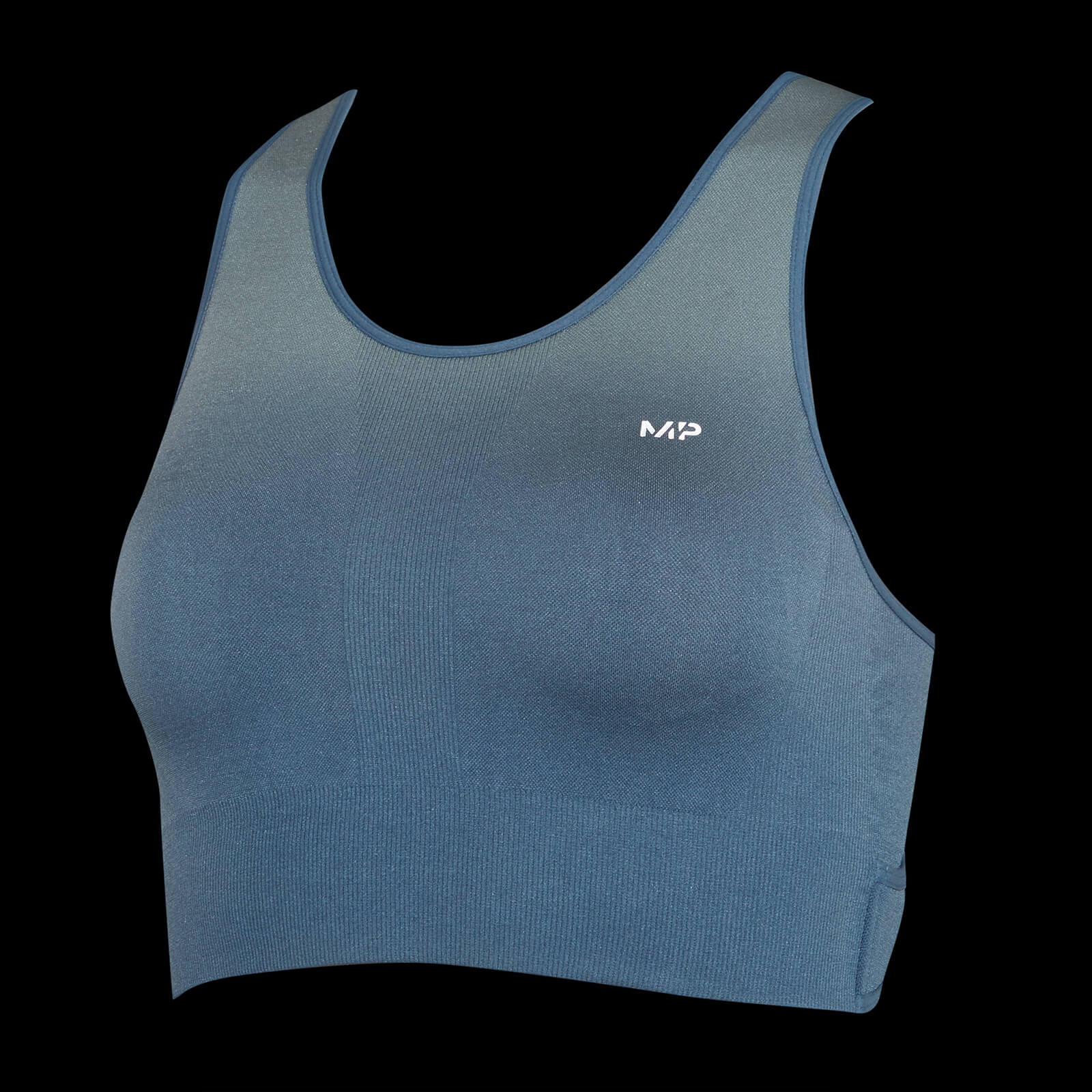 Brassière de sport sans coutures MP Velocity Ultra pour femmes – Bleu gris