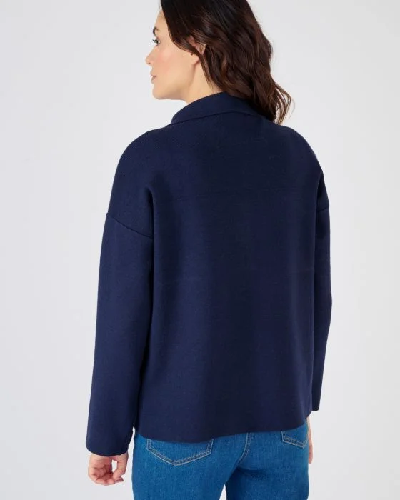 Gilet zippé col polo