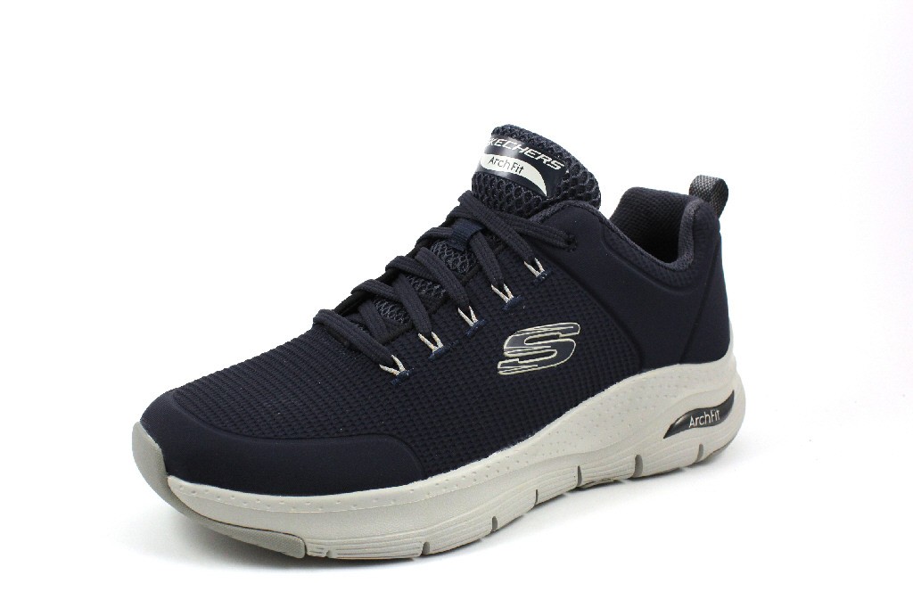 SKECHERS Freizeit Schnürer blau
