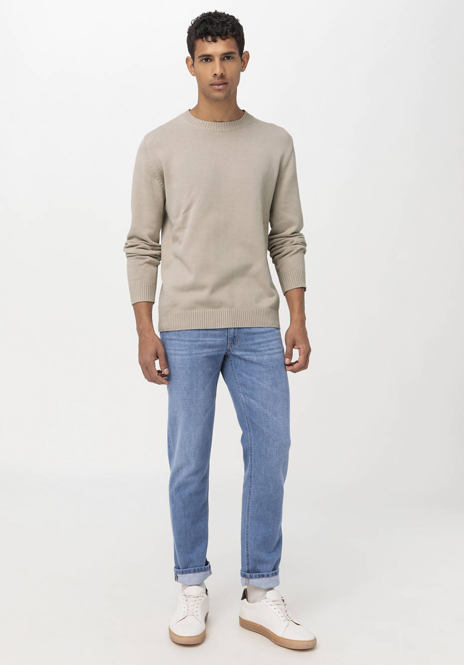 Jeans Ben Straight Fit aus Bio-Denim mit Hanf