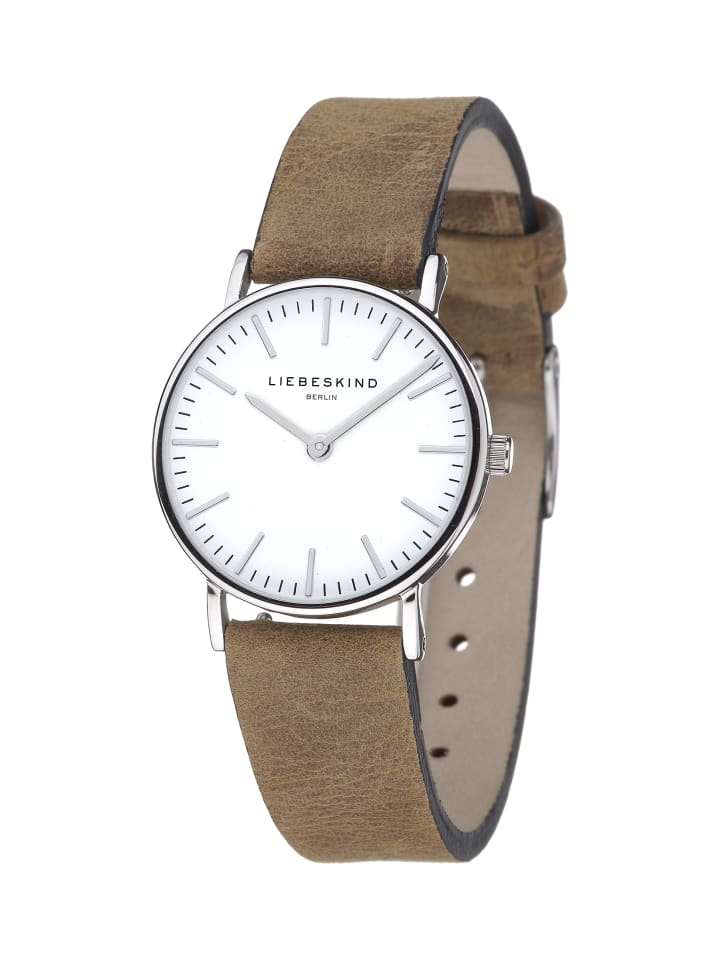 LIEBESKIND BERLIN Armbanduhr in Hellbraun günstig kaufen onesize