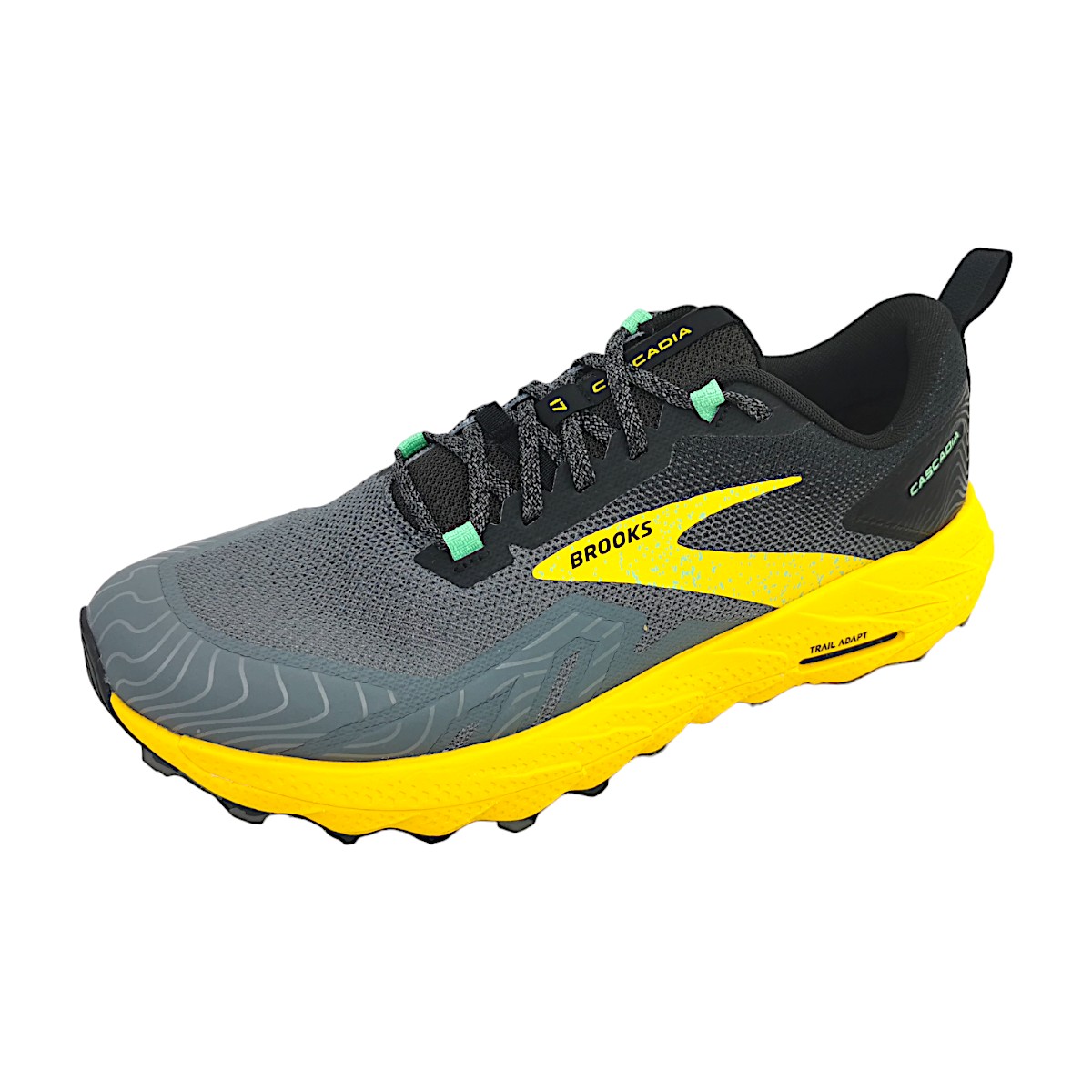 Brooks Cascadia 17 1104031D-333 Grau 333 Lemon/ Black