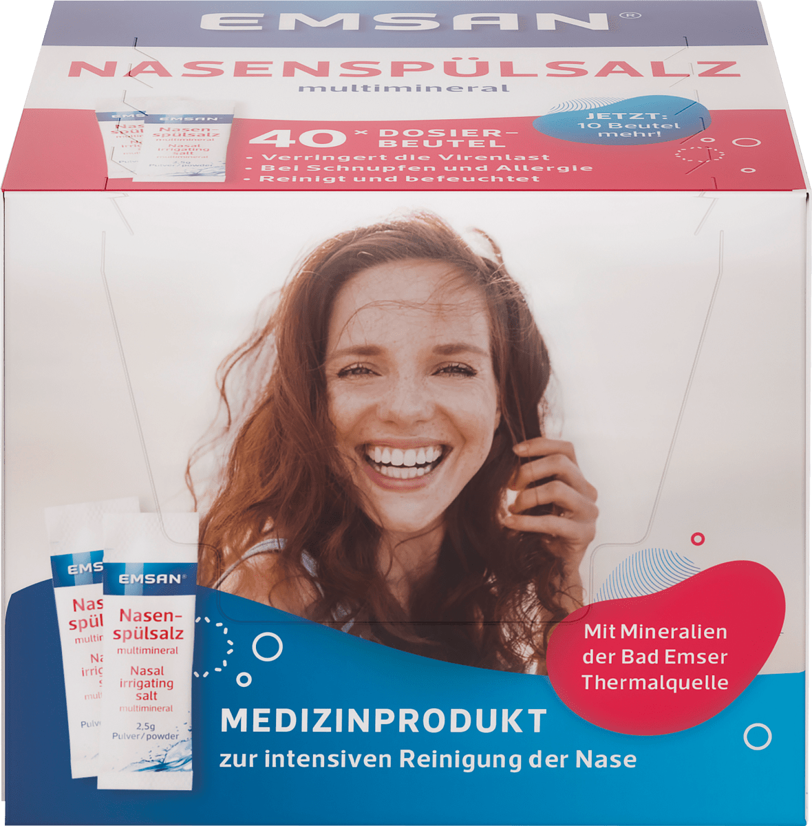 Nasenspülsalz (40x2,5 g) Beutel, 40 St