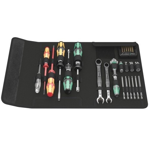 Wera 05135927001 Kraftform Kompakt SH 1 Ensemble sanitaire/chauffant, 25 pièces