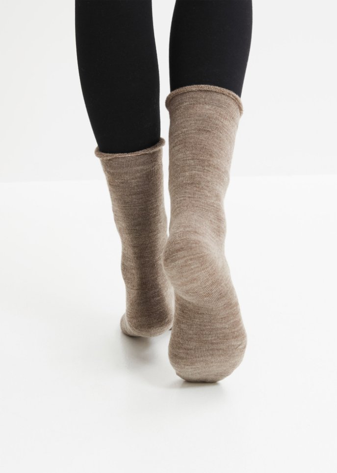 Thermo Socken (4er Pack) mit Umschlagbündchen und Innenfrottee