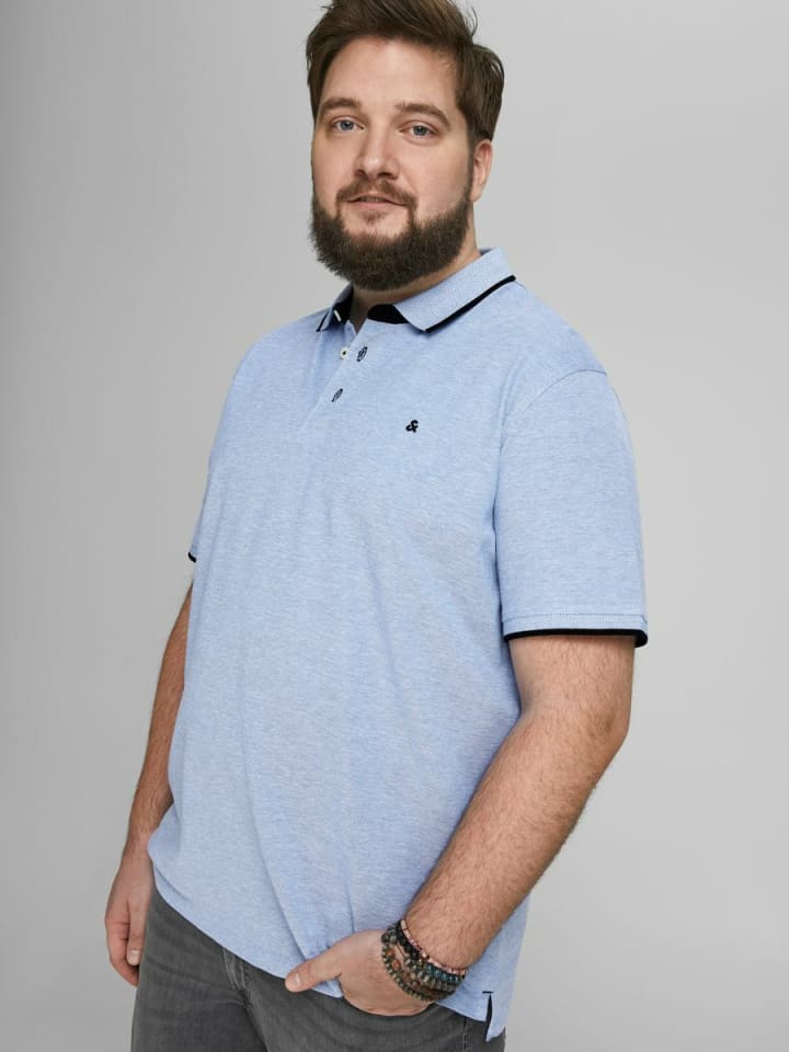 JACK & JONES PLUS Poloshirt in Bright Cobalt 1 günstig kaufen