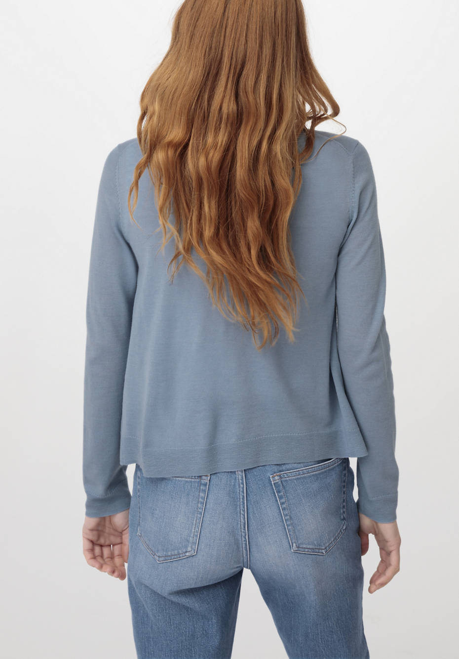 Strickjacke aus reiner Bio-Merinowolle