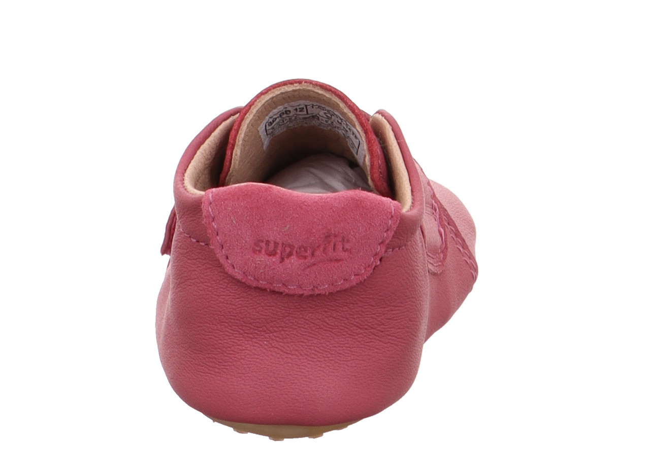 PAPAGENO - Pink Hausschuh mit Klettverschluss