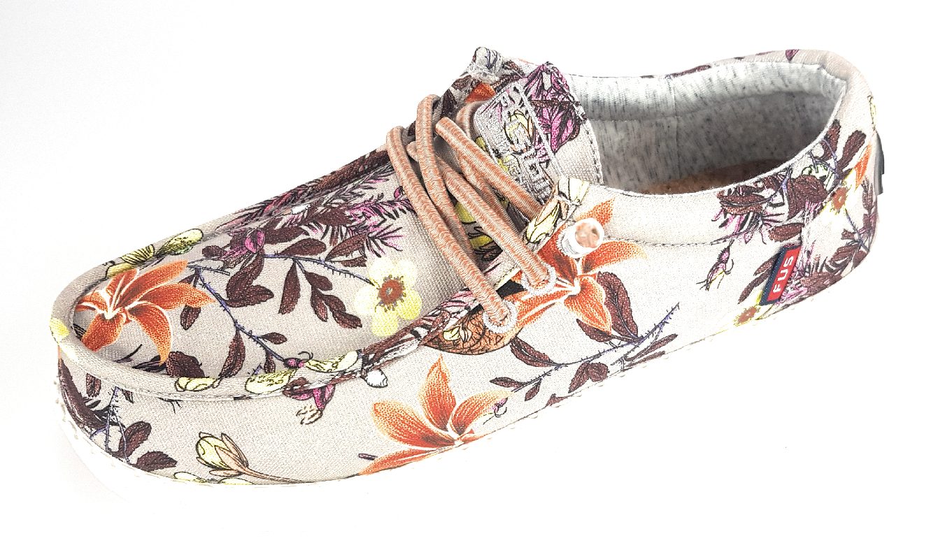 Fusion 2-2-2-0102-9923 Grau Flowers Grey Orange