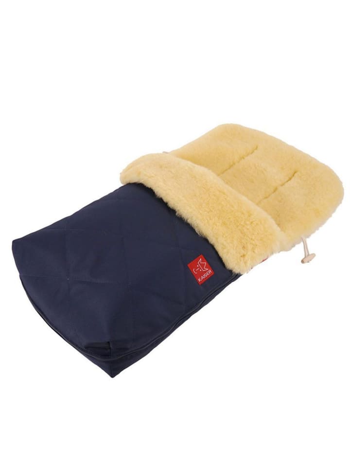 Kaiser Lammfell-Fußsack Natura - Marine in blau günstig kaufen onesize