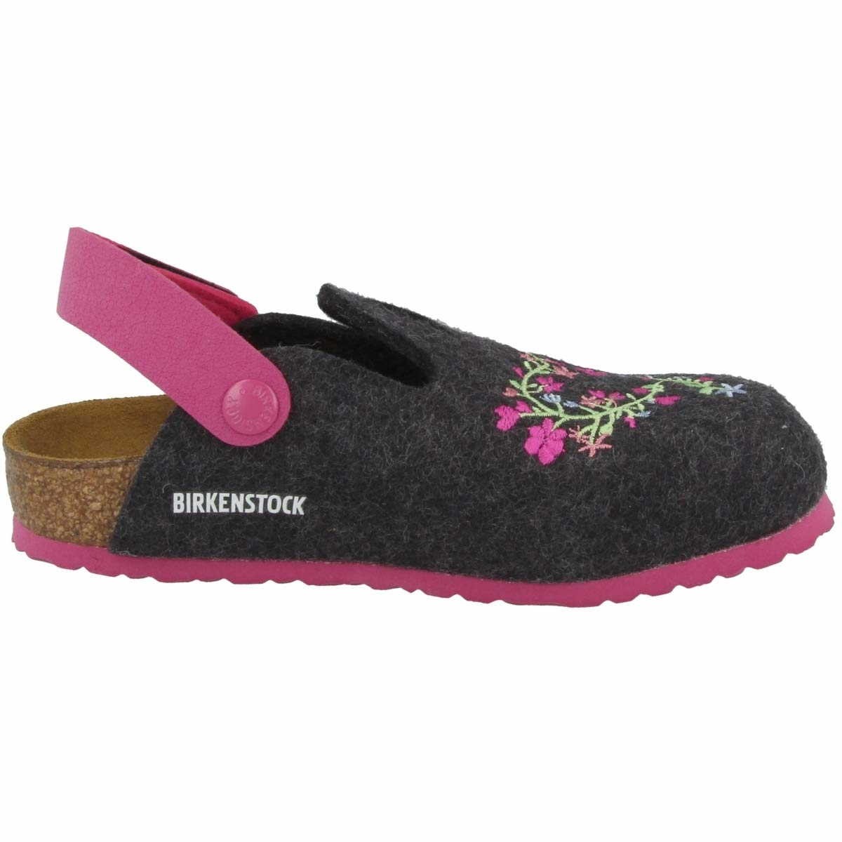 BIRKENSTOCK Hausschuhe grau Zimba Kids