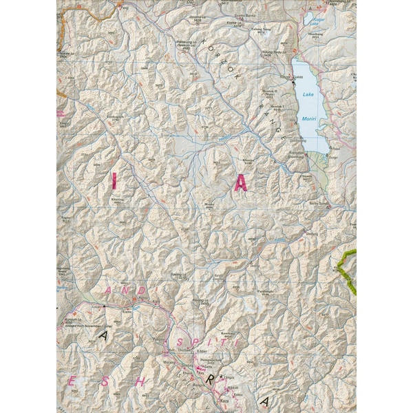 Nelles Map India: Ladakh - Zanskar 1 : 350 000 - Wanderkarte