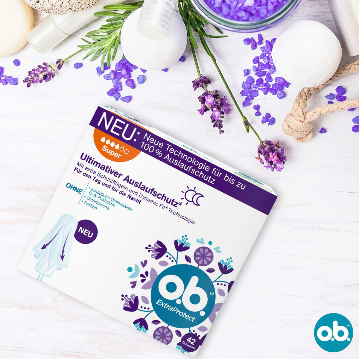 Tampons Extra Protect Tag+Nacht Super, 42 St