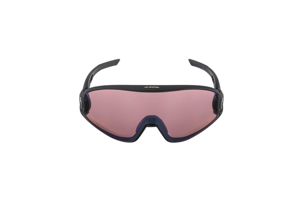 Alpina 5W1NG Q black matt / blue mirror lens