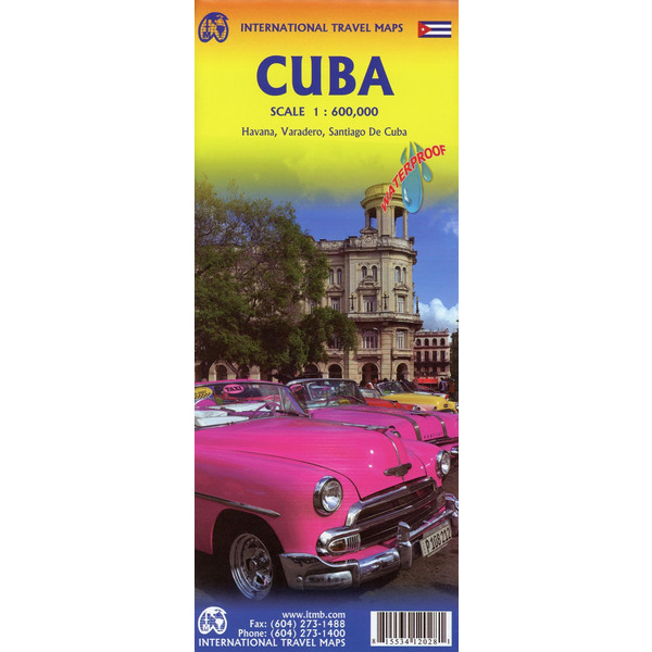 Cuba ( Kuba) 1 : 600 000 - Straßenkarte