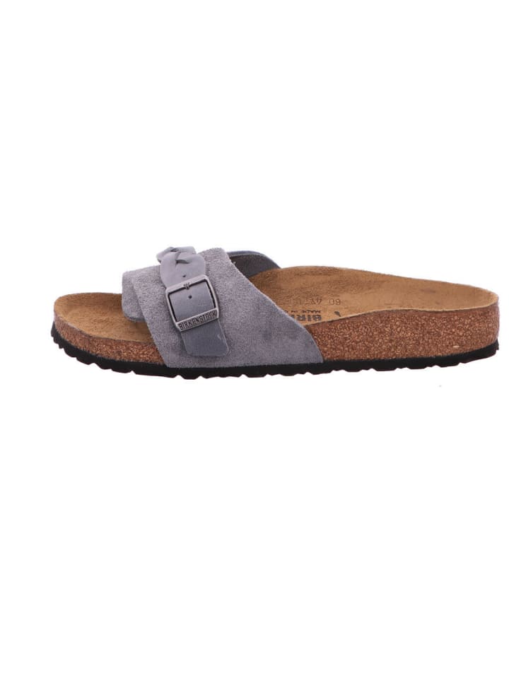 Birkenstock Pantolette in grau günstig kaufen