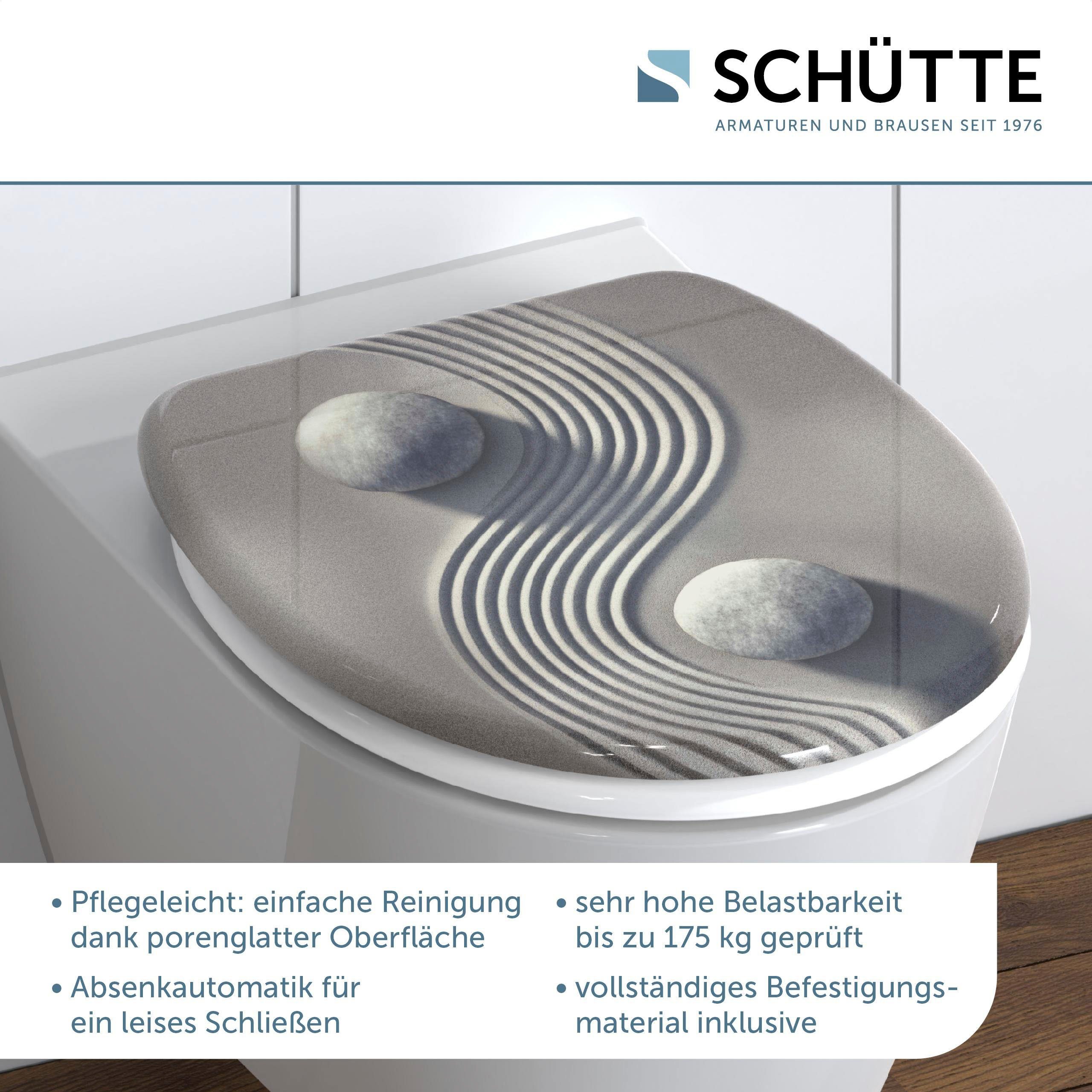 Schütte WC-Sitz Yin & Yang, Duroplast, mit Absenkautomatik