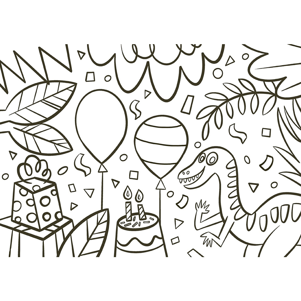 Feiere deine eigene Dino-Party, 66-tlg.