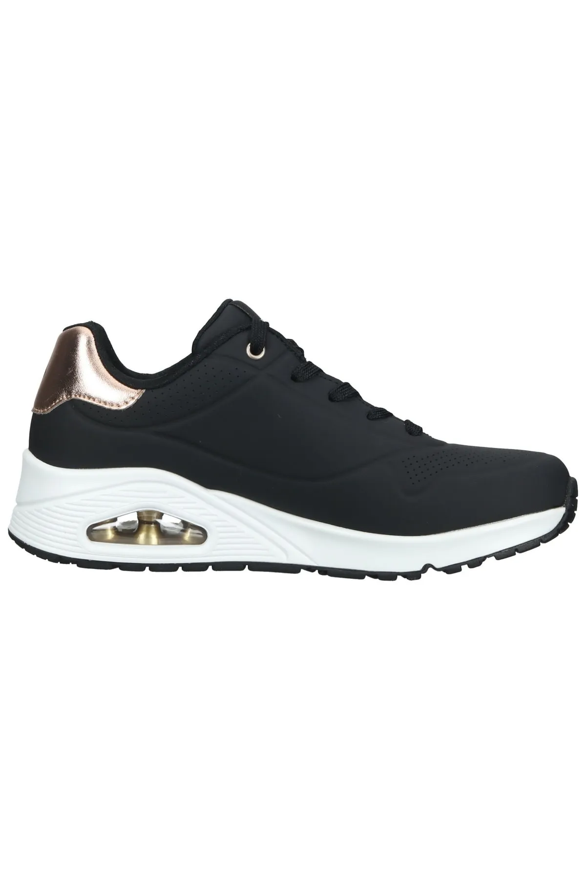 SKECHERS  Sneaker - Schwarz - Flacher Absatz