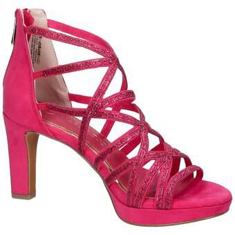 Marco Tozzi Schaftsandale in pink