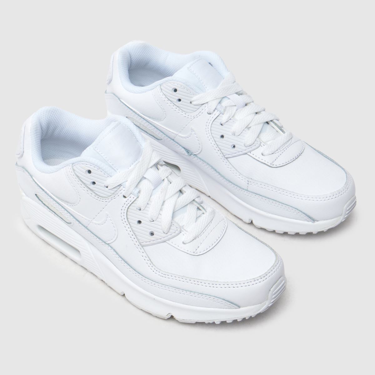 Nike vita Air Max 90 ungdomsskor
