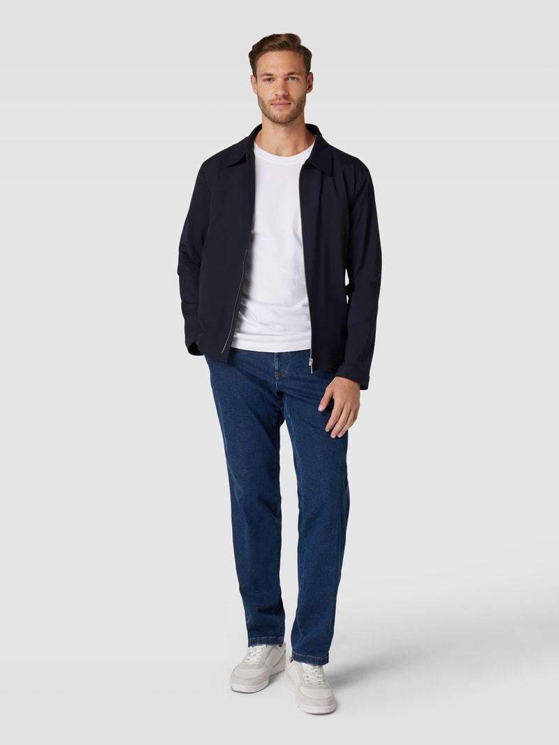 Jeans mit Gesäßtaschen Modell 'JIM' in blau
