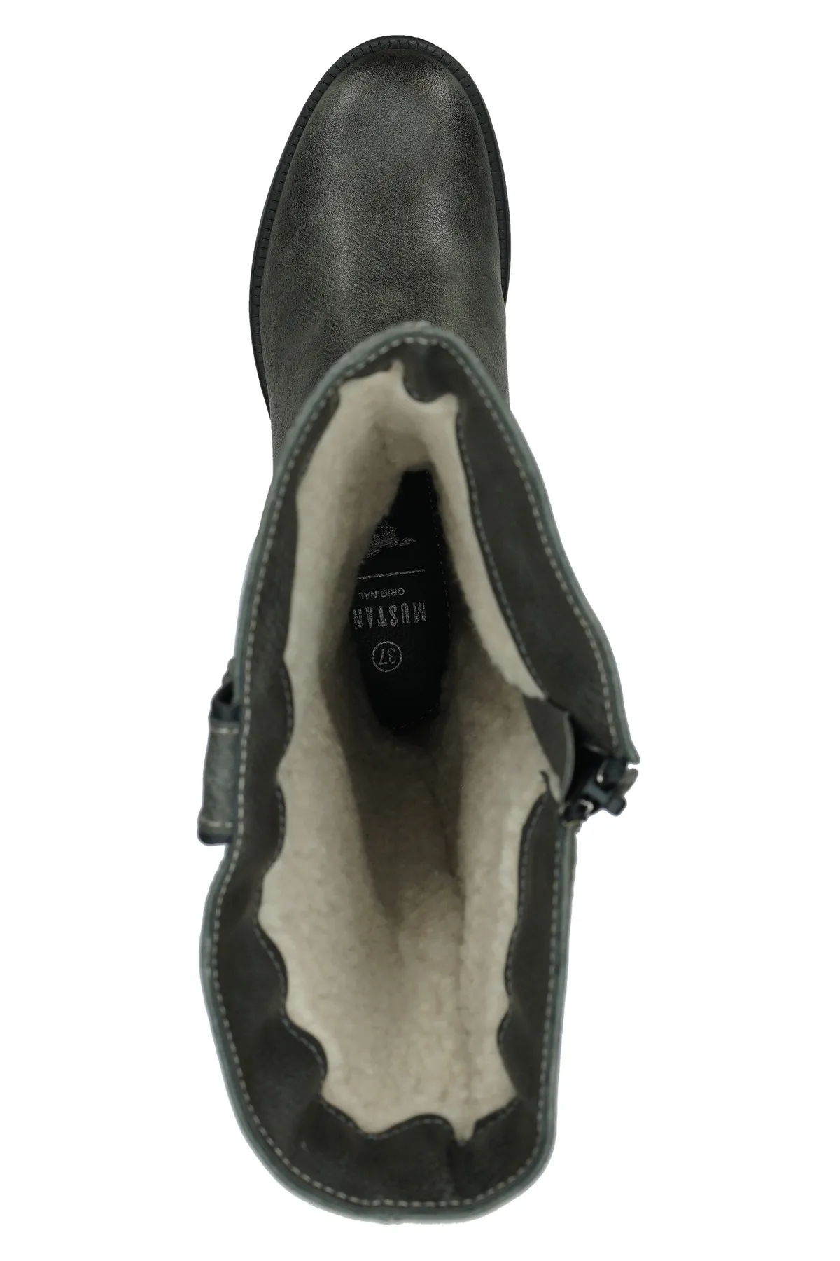 Mustang  Stiefel - Grau - Blockabsatz
