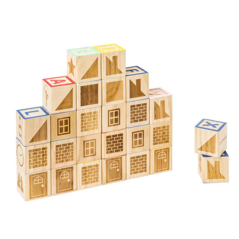 Cubes alphabet en bois Oxybul