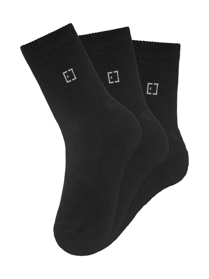 ELBSAND Socken in 3x schwarz günstig kaufen