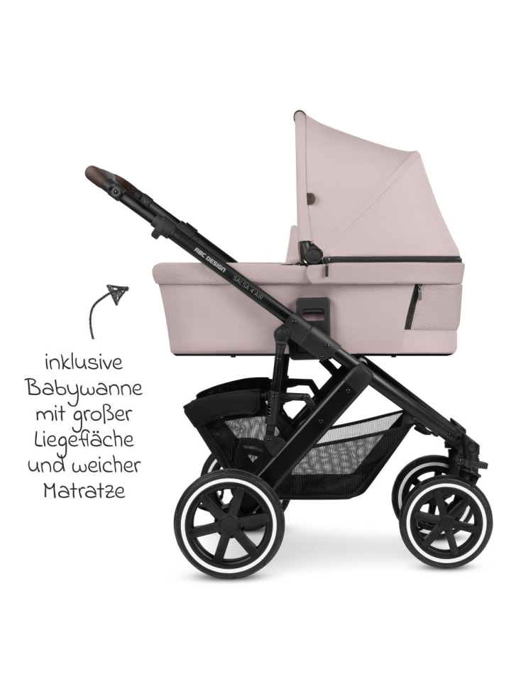 ABC-Design 3in1 Kinderwagen-Set Salsa 4 Air - inkl. in rosa,schwarz günstig kaufen onesize