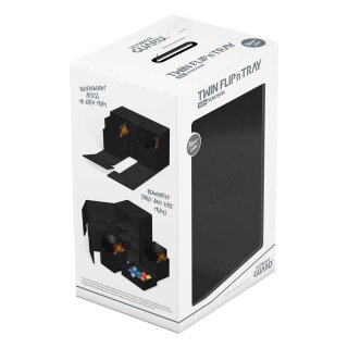 Ultimate Guard Twin Flip`n`Tray 160+ XenoSkin Monocolor - Schwarz