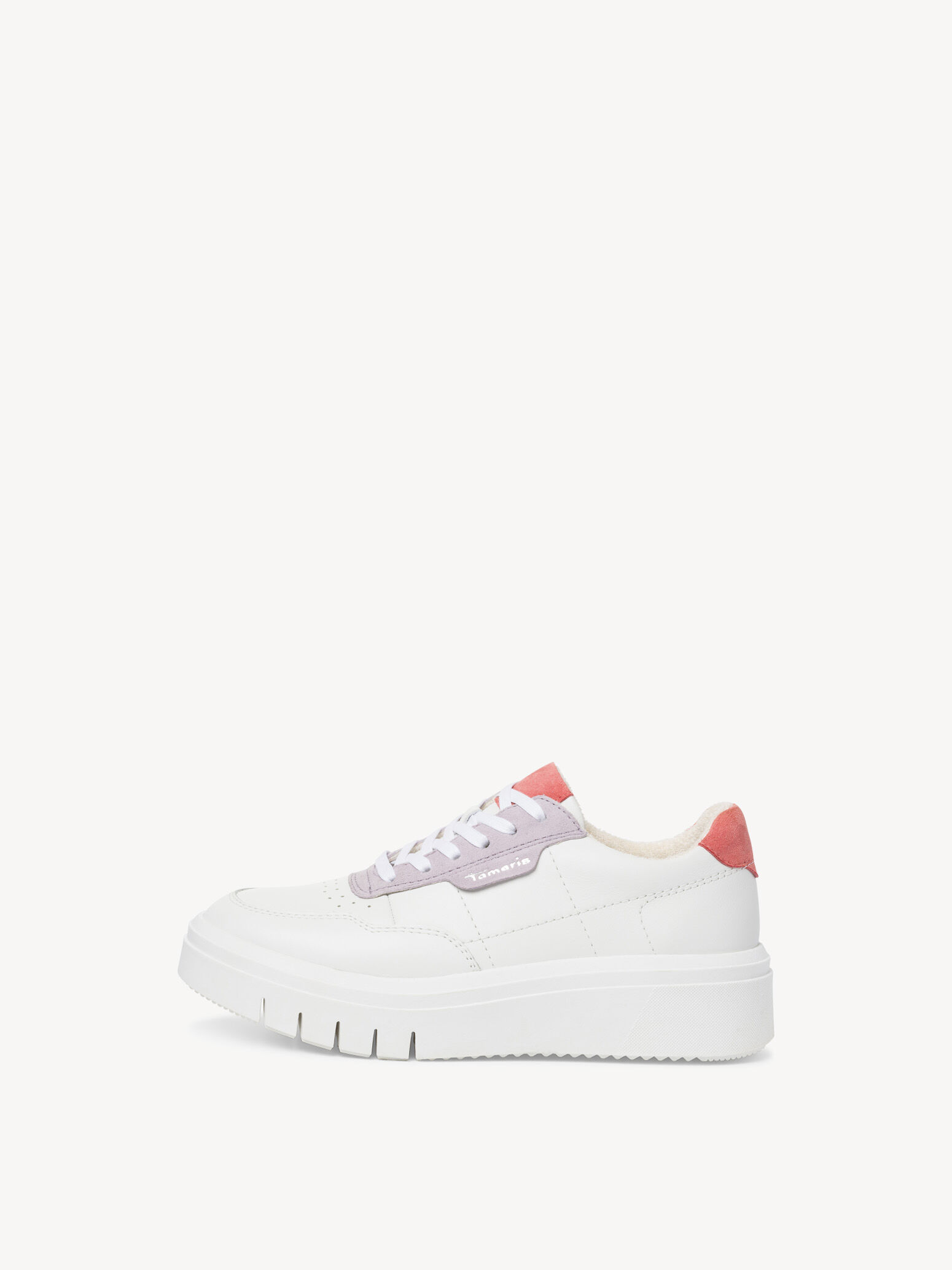 Basket en cuir - blanc
