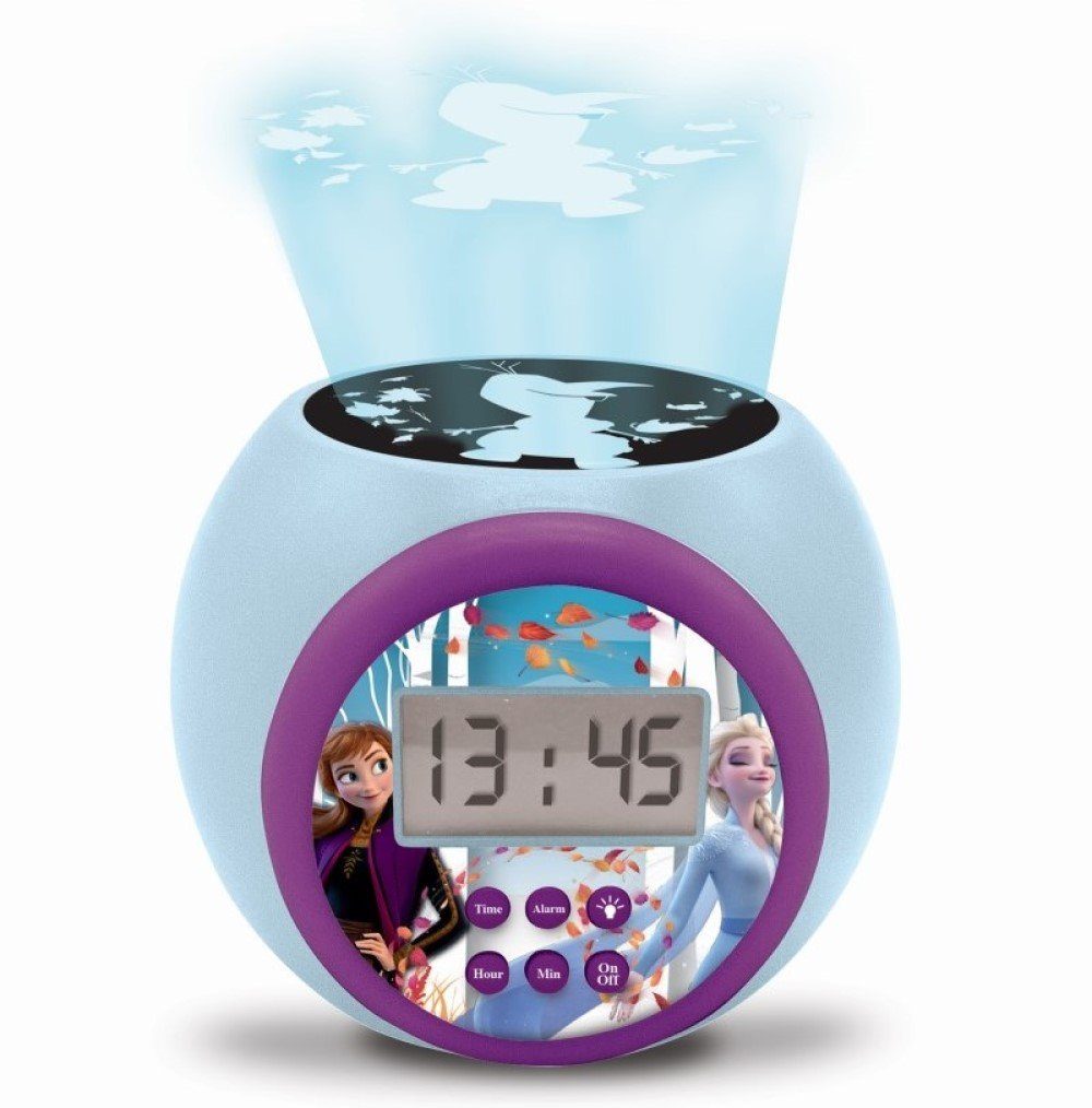 Lexibook® Kinderwecker  Frozen Projektions Wecker LED Farbwechsel Timerfunktion Elsa