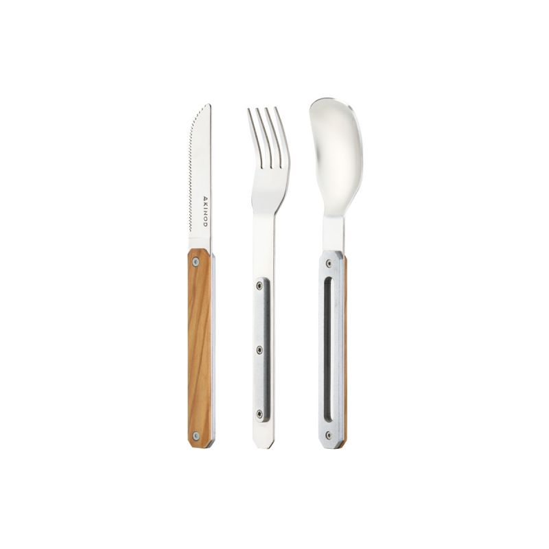 Akinod Magnetic Straight Cutlery 12H34 Mirror Olivier