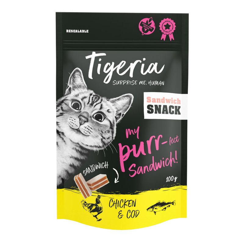 Tigeria Sandwich Snack Huhn & Kabeljau zu TOP-Preisen | bitiba %