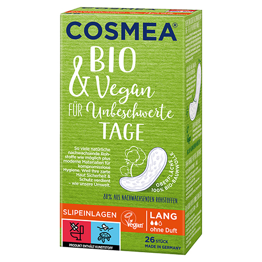 COSMEA Bio Slipeinlagen Lang  26 St