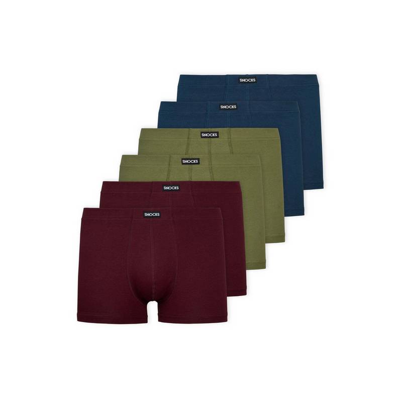 Snocks Retro Boxershorts aus Bio-Baumwolle Unterhose Herren