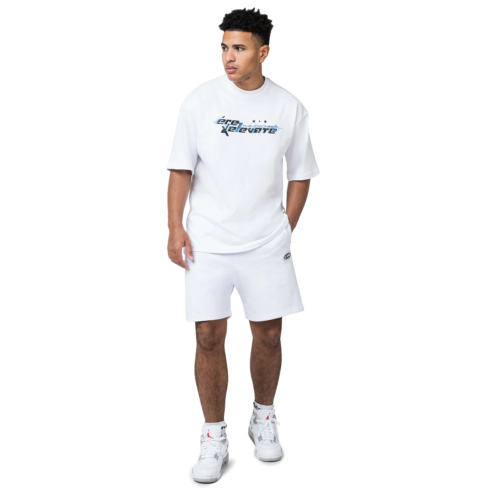 WHITE VADITIM SHORTS
