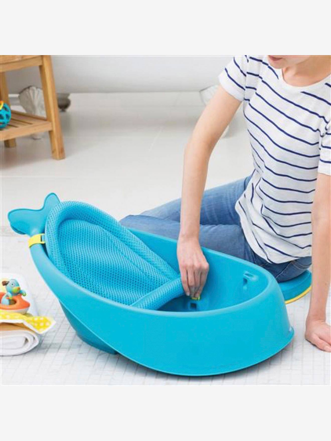 Baignoire évolutive Moby de SKIP HOP bleu