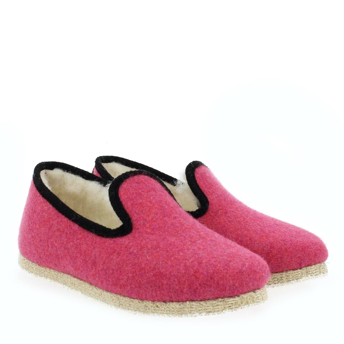 Chausse Mouton  TWEED - Fuchsia