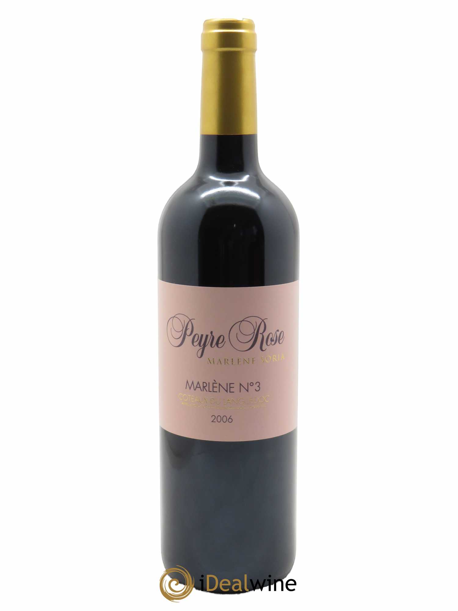 Vin de France (anciennement Coteaux du Languedoc) Peyre-Rose Marlène n°3 Marlène Soria  2006 - Lot de 1 Bouteille