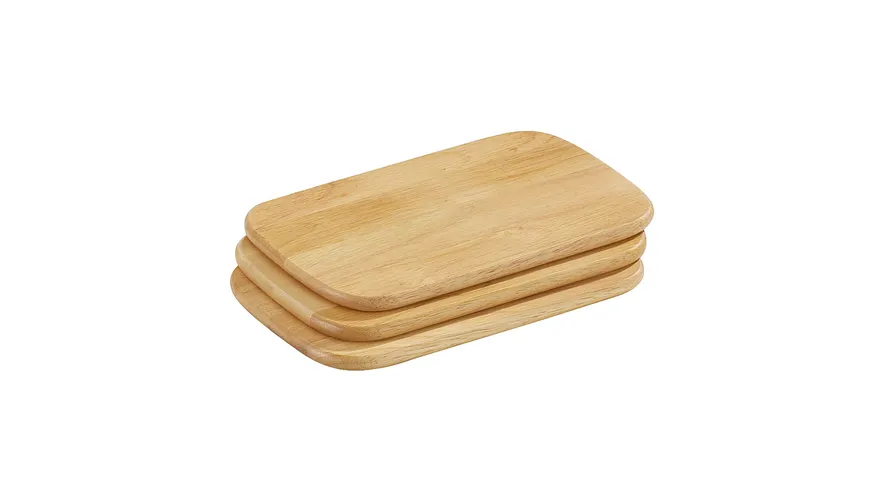 ZASSENHAUS Gummibaum Früstücksbrett 3er Set