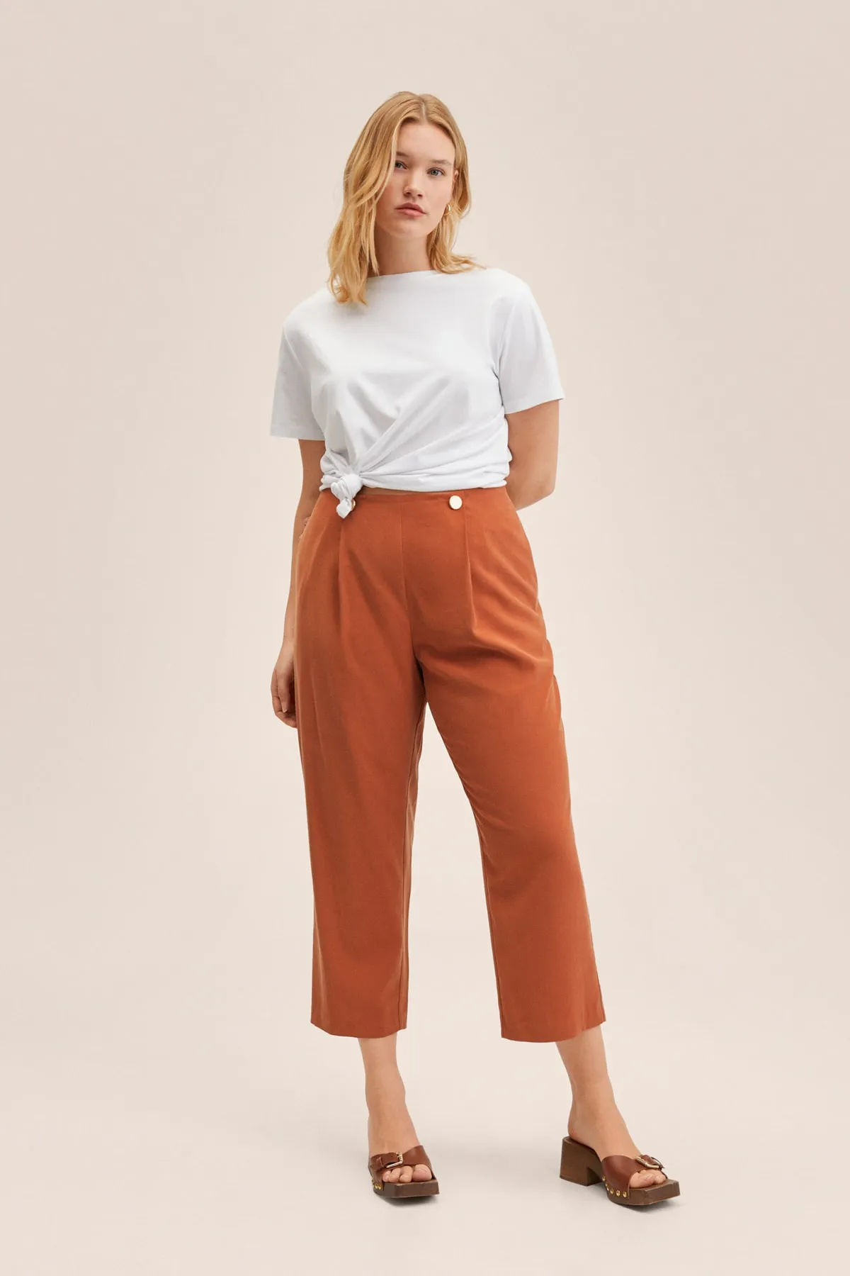 MANGO  27006306 Damen/Mädchen Gebranntes Orange