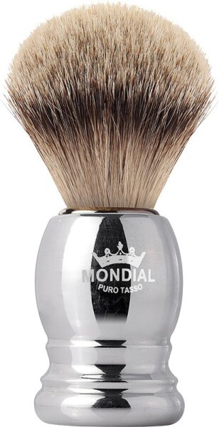 Mondial Exclusive Fine Badger Aluminium Rasierpinsel